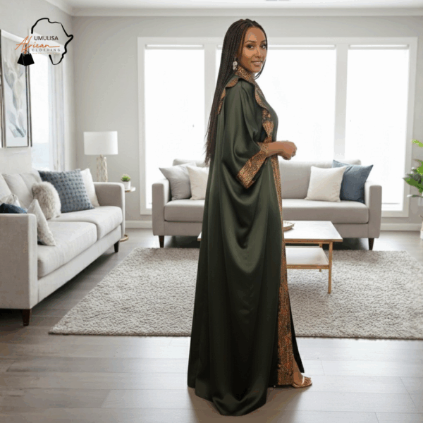 Green Emerald Heritage Maxi Dress