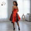 Abeni Scarlet Noir Cocktail Dress