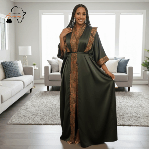 Green Emerald Heritage Maxi Dress