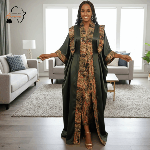 Green Emerald Heritage Maxi Dress