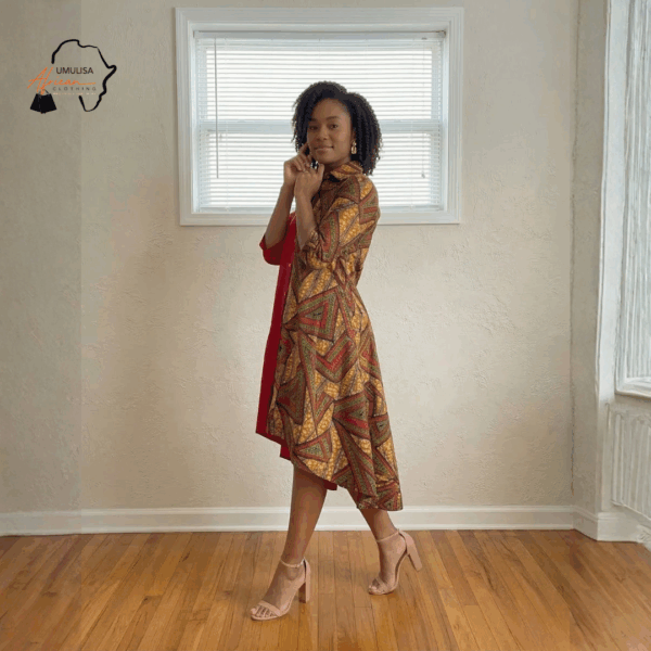 Zola Heritage Asymmetrical Shirt Dress