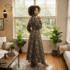 Zuri Noir Heritage Maxi Dress