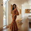 129 Nyota Kente Mermaid Gown