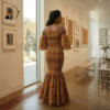 130 Nyota Kente Mermaid Gown