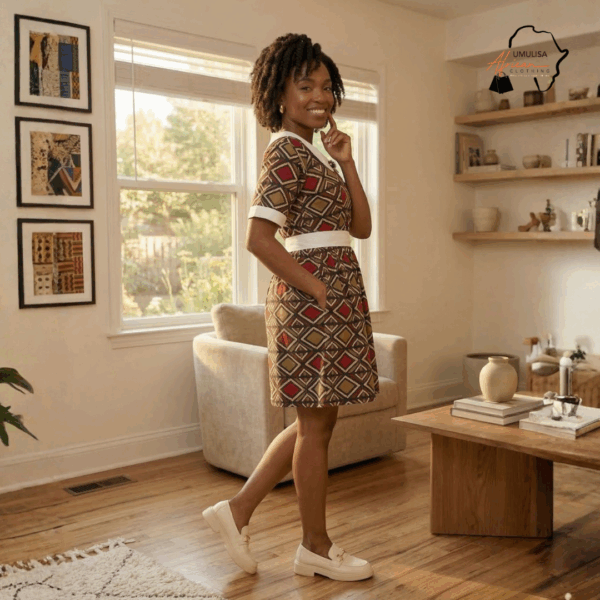 Abeni Heritage Print Dress