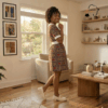 Abeni Heritage Print Dress