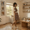 Abeni Heritage Print Dress