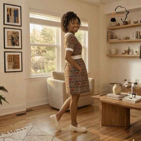 Abeni Heritage Print Dress