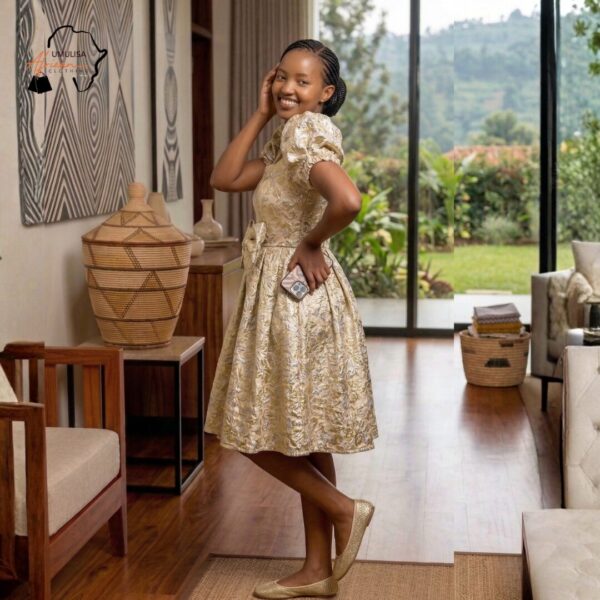 Nahla Gold Bloom Dress