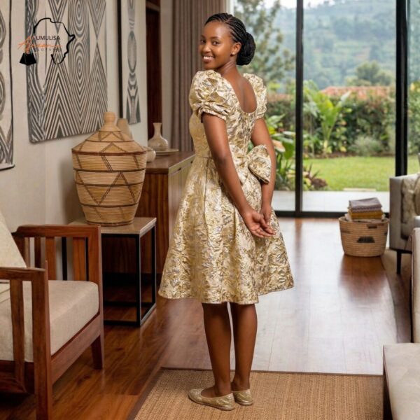 Nahla Gold Bloom Dress