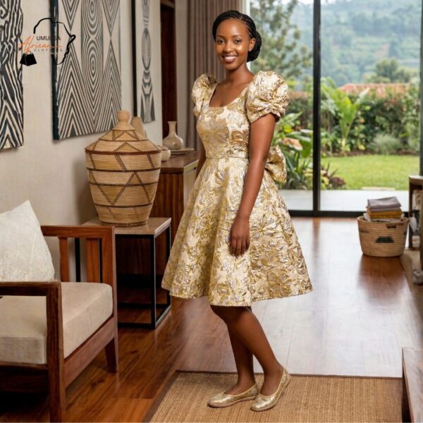 Nahla Gold Bloom Dress