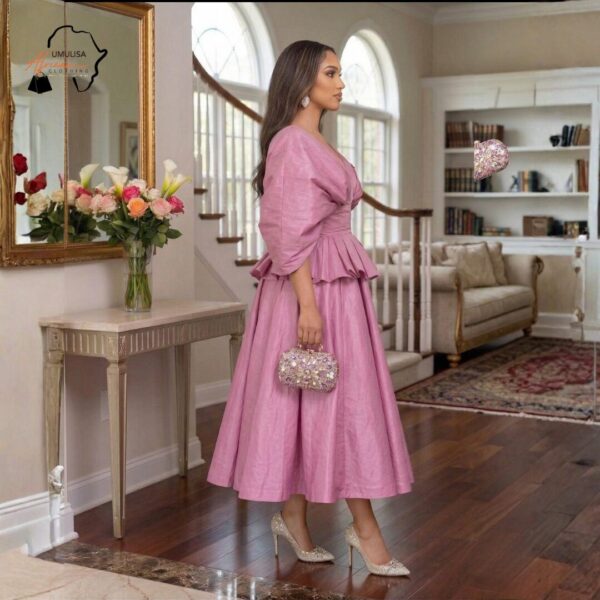 196 Amira Rose Luxe Midi Dress