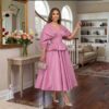 197 Amira Rose Luxe Midi Dress