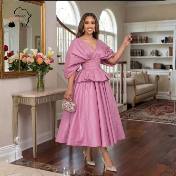 197 Amira Rose Luxe Midi Dress
