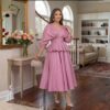 198 Amira Rose Luxe Midi Dress