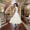 205 Amani Ivory Grace Midi Dress