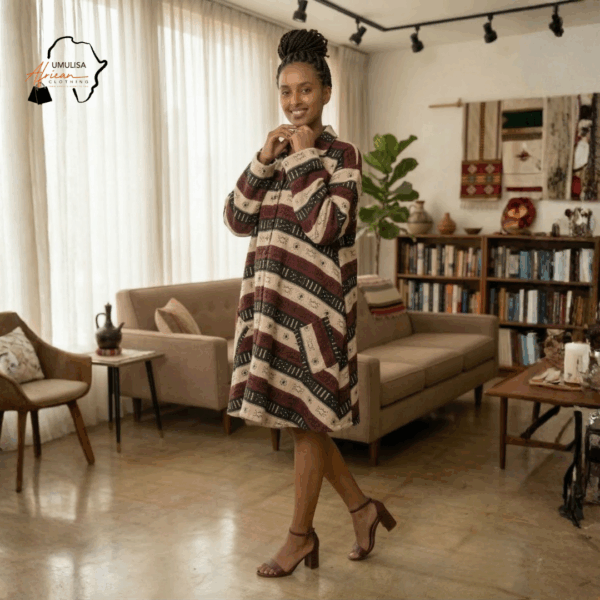 90 Sahara Heritage Midi Dress