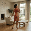 95 Savanna Mosaic Midi Dress