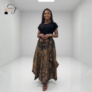 Zahara Heritage Wrap Dress