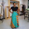 Zuri Vibrance Wrap Maxi Skirt Set