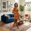 264 Nia Kente Harmony Mini Dress