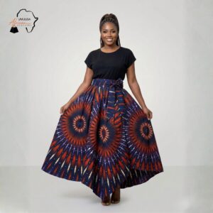 Zola Sunburst Maxi Skirt Set