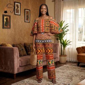 Nala Heritage Print Two-Piece Set
