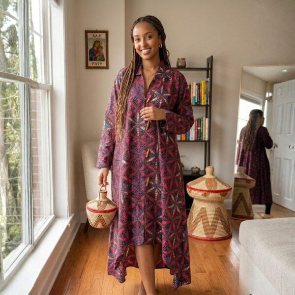 Amara Flow High-Low Shirt Dress