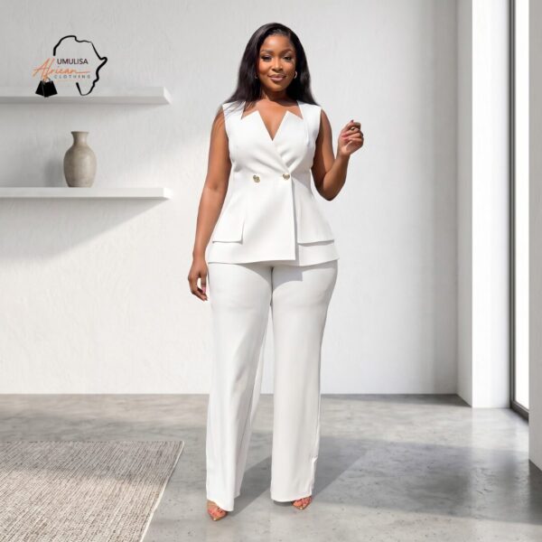 Zuri Multi-Color Satin Pants Set