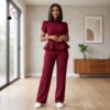 Nia Ruby Red Two-Piece Set