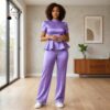 77 Nia Ruby Red Two-Piece Set