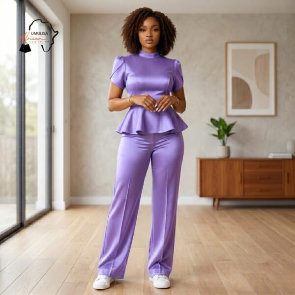 77 Nia Ruby Red Two-Piece Set