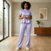 78 Nia Ruby Red Two-Piece Set