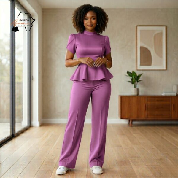 79 Nia Ruby Red Two-Piece Set