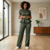 80 Nia Ruby Red Two-Piece Set