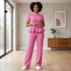 82 Nia Ruby Red Two-Piece Set