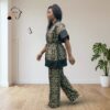 Amani Black & Gold African Two-Piece Set