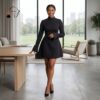 Zola Midnight Black Mini Dress