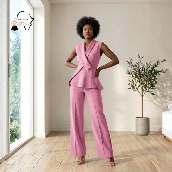110 Amani Multi-Color African Pants Set