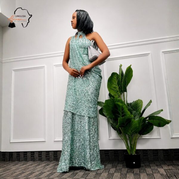 13 Zuri Multi-Color Sequin Maxi Dress