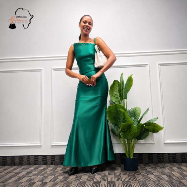4 Amani Emerald Green African Maxi Dress