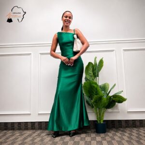 5 Amani Emerald Green African Maxi Dress
