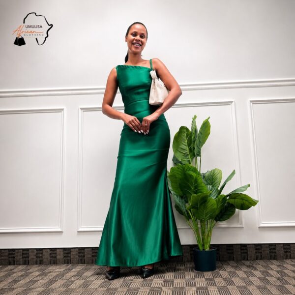 5 Amani Emerald Green African Maxi Dress