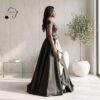 Eshe Black & Olive Green African Ball Gown