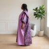 Amani Lavender & Plum African Maxi Kaftan Dress