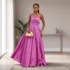 Kamaria Crimson Red African Ball Gown