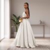 Kamaria Crimson Red African Ball Gown