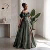 Malkia Off White African Ball Gown