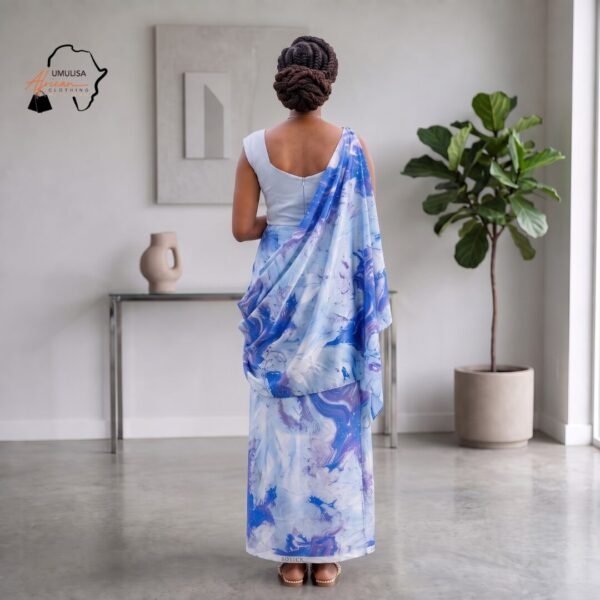 Amani Sky Blue & Royal Blue Umukenyero