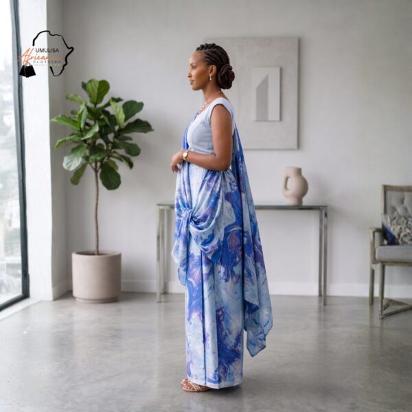 Amani Sky Blue & Royal Blue Umukenyero
